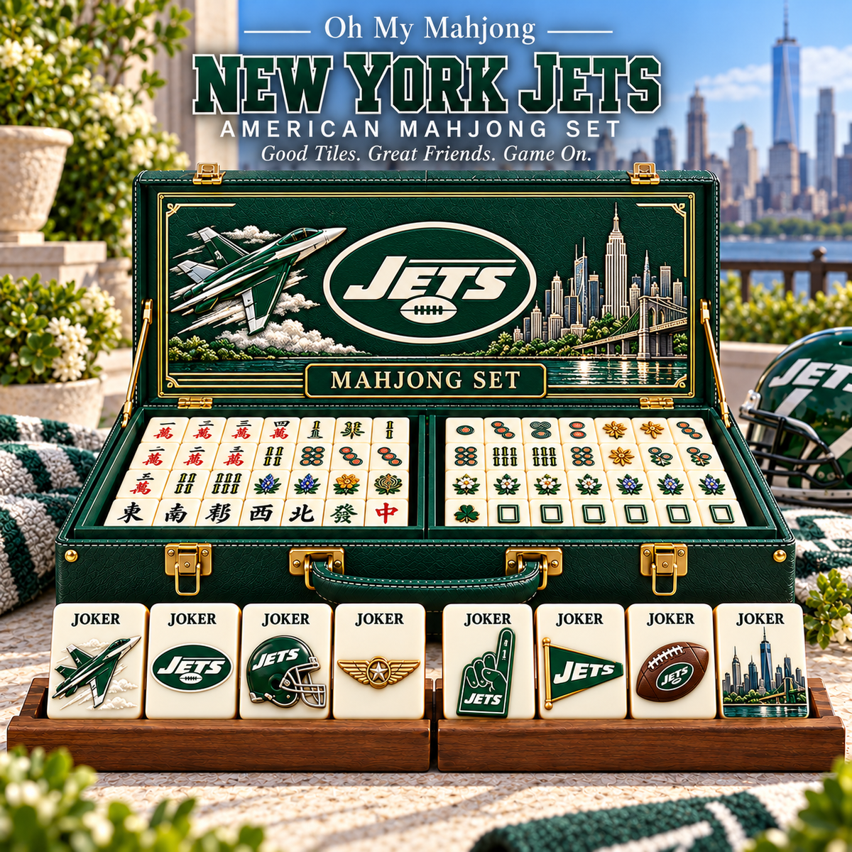 NYJ Premium Mahjong Set – Game Night Edition NHVH