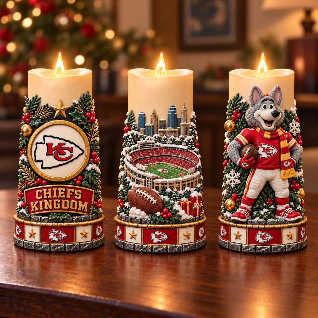 Premium KCC Sculptural LED Candle Trio NTVA