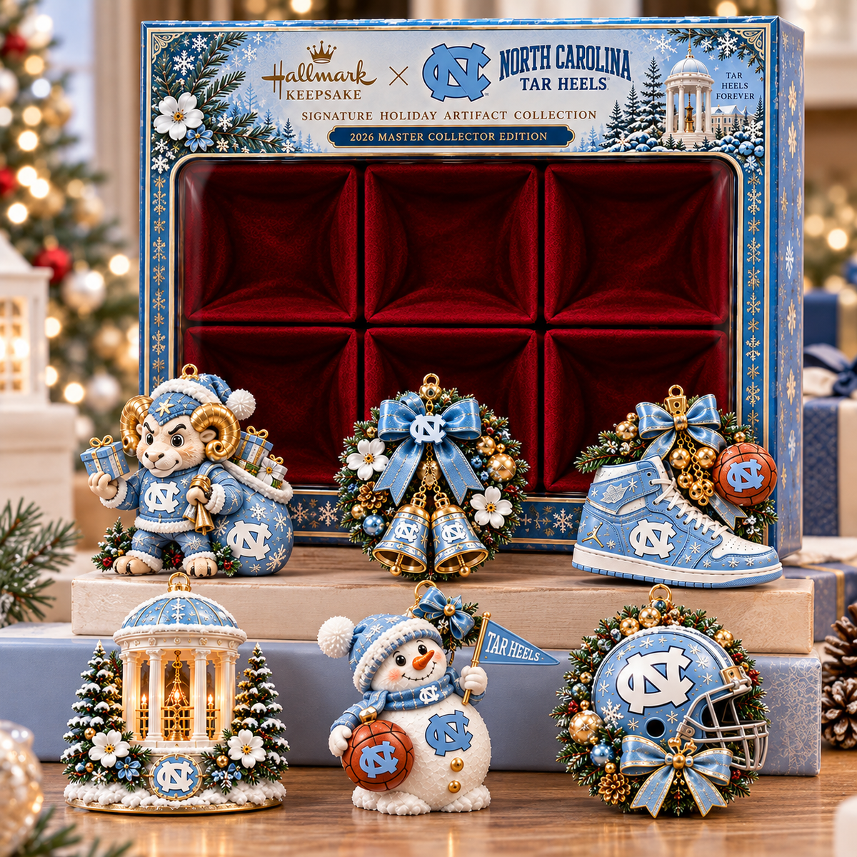 UNC Premium Christmas Keepsake Collection NTNA