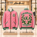 AKA Premium Classic Quilted Bomber Jacket TMH