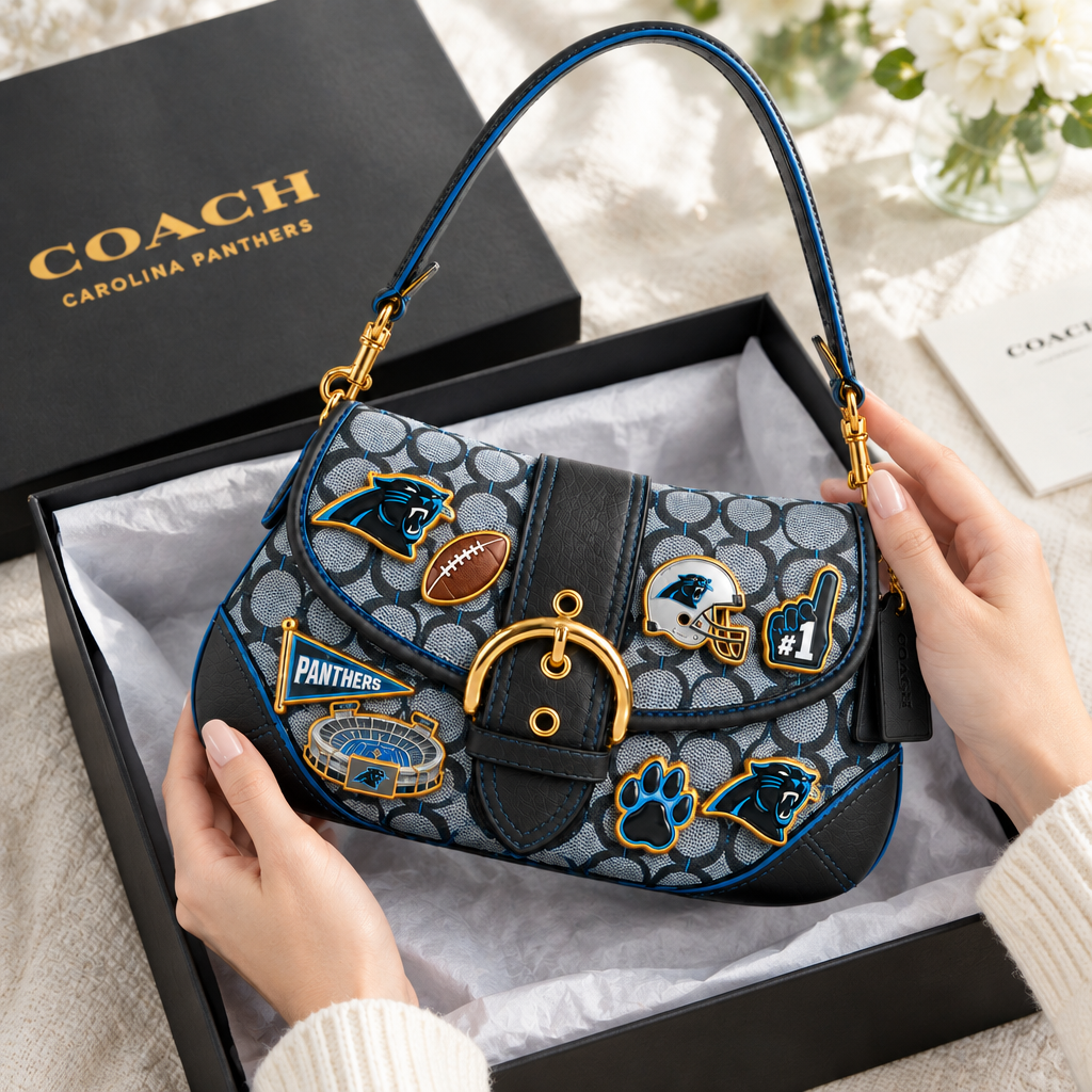Carolina Panthers Soho Bag With Charm